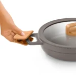 BRA COMPAC PRO plitki lonac sa staklenim poklopcem 32 cm - Slika 2