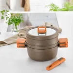 COMPAC set posuđa za kuhanje 4 komada i poklopac (može se slagati) 24 cm - Slika 4