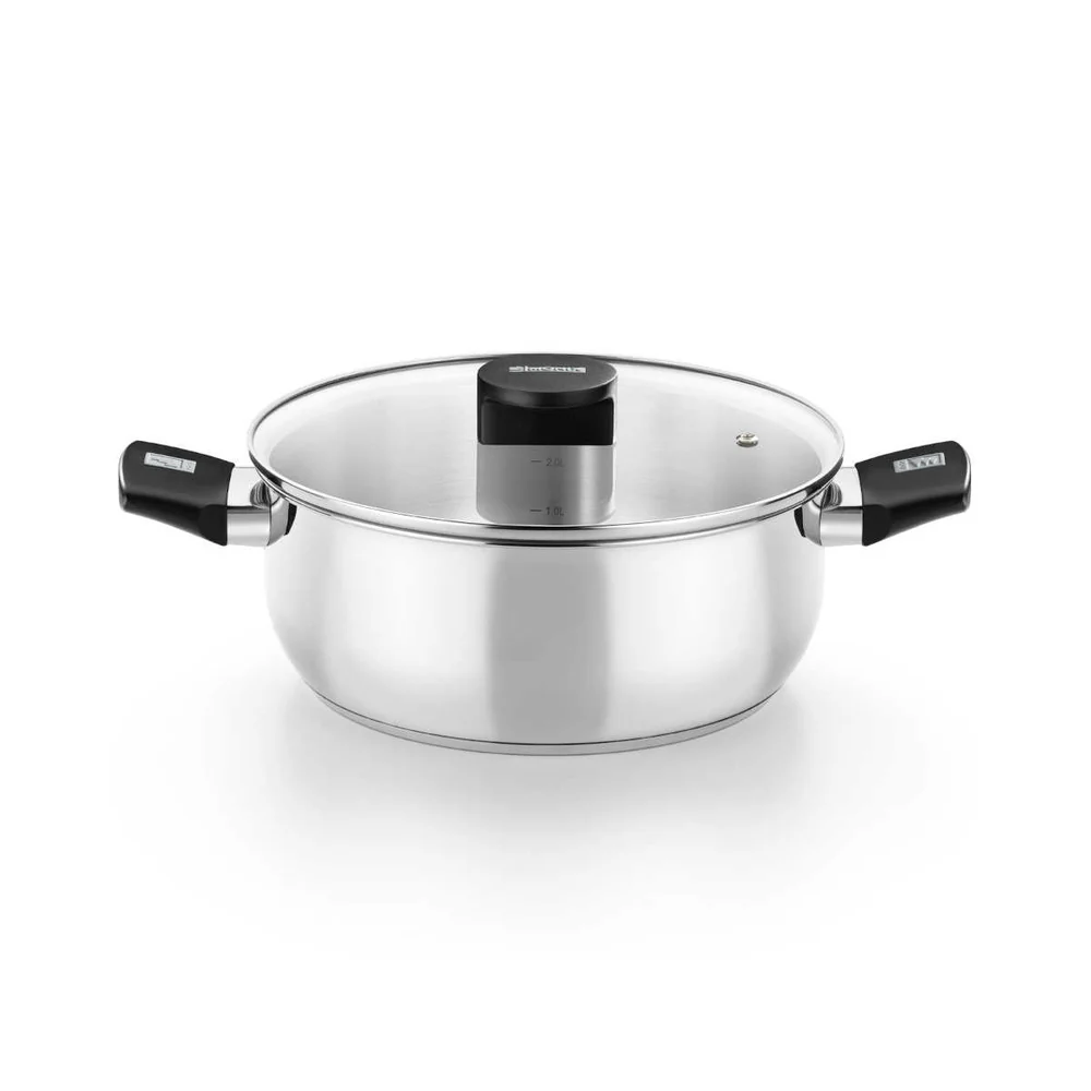 ELITE TEPSIJA 24 cm STAKLENI POKLOPAC(3) MONIX ELITE lonac sa staklenim poklopcem 24 cm - Slika 1